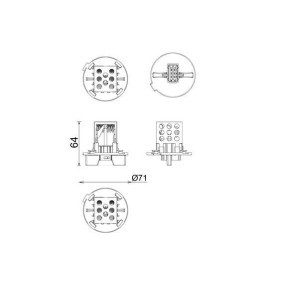 Comprar Resistencia de ventilador de MAHLE ORIGINAL ABR 167 000P a bajo precio de 22,43 €