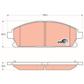 Bremsbeläge GDB3293 von TRW günstig für 34,08 € online kaufen