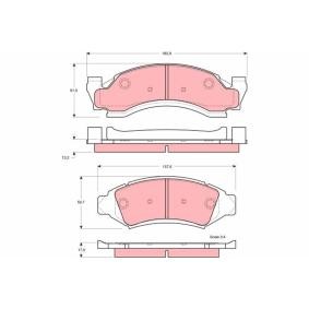 Compre Pastilhas de travão da TRW GDB4049 a um preço baixo por 34,96 €