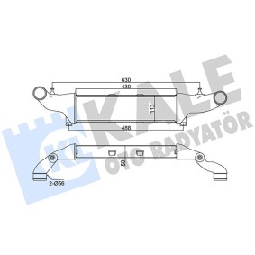 Compre Intercooler de KALE OTO RADYATOR online para CLK (C208) a preços moderados