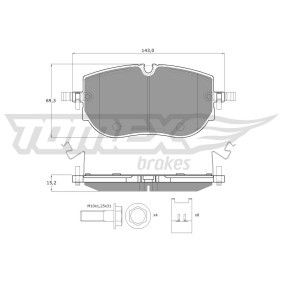 Compre Pastilhas de travão de TOMEX brakes online para Enyaq IV SUV a preços moderados