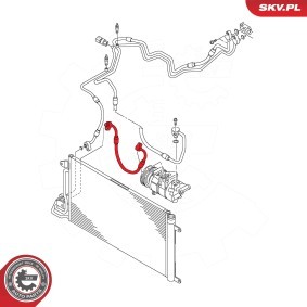 Compre Conduta de alta pressão, ar condicionado da ESEN SKV 43SKV548 a um preço baixo por 39,55 €