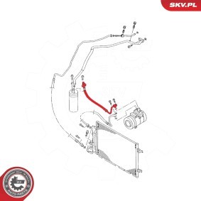 Compre Conduta de alta / baixa pressão, ar condicionado da ESEN SKV 43SKV564 a um preço baixo por 44,64 €