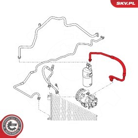 Hochdruck- / Niederdruckleitung, Klimaanlage 54SKV650 von ESEN SKV günstig für 50,80 € online kaufen