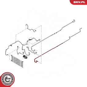 Compre Conduta de alta pressão, ar condicionado da ESEN SKV 54SKV697 a um preço baixo por 93,86 €