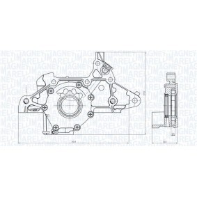 Achetez des Pompe à huile MAGNETI MARELLI 351516000103 à prix pour 51,51 €