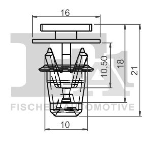 Achetez des Clip, enjoliveur FA1 12-40030.25 à prix pour 7,38 €