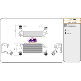 Ladeluftkühler 710.046 von AHE günstig für 147,02 € online kaufen