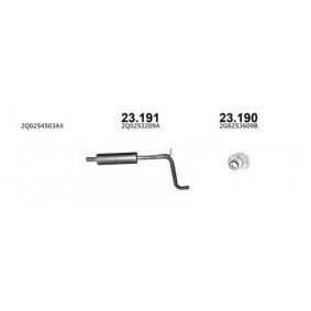 Compre Panela de escape dianteira de IZAWIT online para Arona (KJ7) a preços moderados