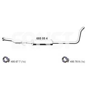 Comprar Silenciador intermedio de ERNST 685054 a bajo precio de 229,38 €