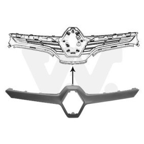 Compre Grelha de VAN WEZEL online para MEGANE CC (EZ0/1_) a preços moderados