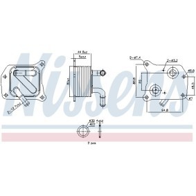 Ölkühler 91519 von NISSENS günstig für 84,81 € online kaufen