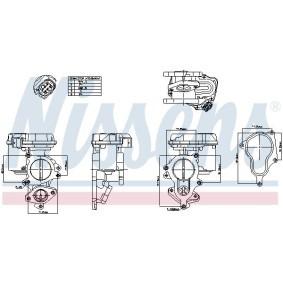 AGR-Ventil 98156 von NISSENS günstig für 88,28 € online kaufen