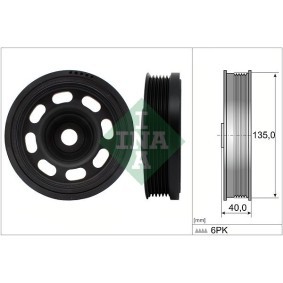 Achetez des Poulie damper (vilebrequin) INA 544 0184 10 à prix pour 72,27 €