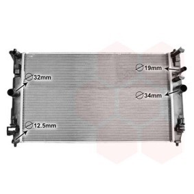 Compre Radiador de VAN WEZEL online para YARIS (_P21_, _PA1_, _PH1_) a preços moderados