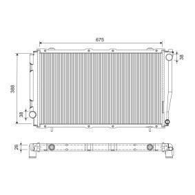 Kühler, Motorkühlung 701279 von VALEO günstig für 253,11 € online kaufen