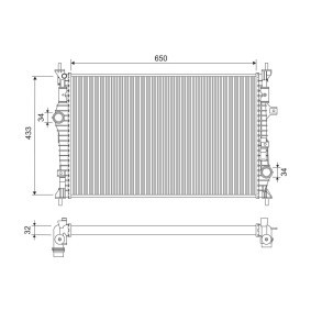 Kühler, Motorkühlung 701284 von VALEO günstig für 105,81 € online kaufen