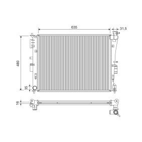 Achetez des Radiateur de chez VALEO en ligne pour OPTIMA à prix modérés