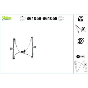 Acquista Alzacristallo da VALEO 861058 a buon mercato per soli 63,34 €