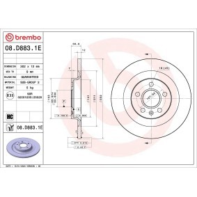 Comprar Kit de discos de freno y pastillas de BREMBO KT 08 076 a bajo precio de 313,69 €