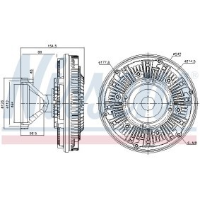 Acquista Frizione ventola da NISSENS 86101 a buon mercato per soli 392,50 €