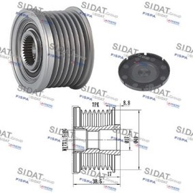 Compre Polia roda livre do alternador de SIDAT online para Logan III Sedan (DJF) a preços moderados