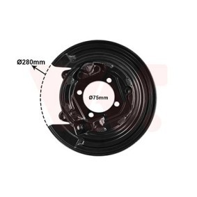 Comprar Chapa protectora contra salpicaduras, disco de freno de VAN WEZEL 5393377 a bajo precio de 90,26 €