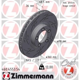 Achetez des Disque de frein de chez ZIMMERMANN en ligne pour Taycan Cross Turismo à prix modérés