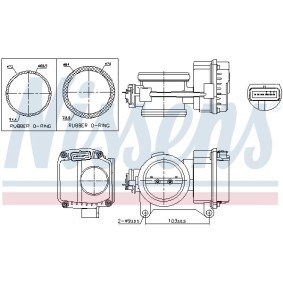 Compre Corpo de borboleta da NISSENS 955096 a um preço baixo por 111,01 €