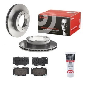 Köp Bromssats från BREMBO på nätet till FORTUNER Terrängbil täckt (TGN6_, KUN6_, GGN6_, TGN5_, LAN5_ till schyssta priser