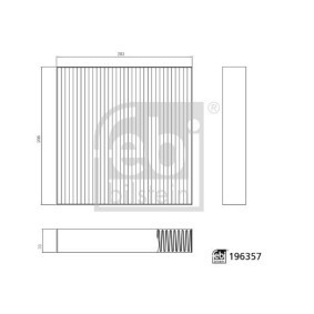 Achetez des Filtre d'habitacle de chez FEBI BILSTEIN en ligne pour Seal U à prix modérés