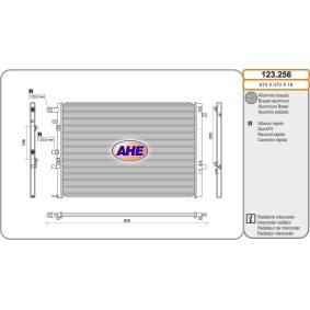 Kühler, Motorkühlung 123.256 von AHE günstig für 299,20 € online kaufen