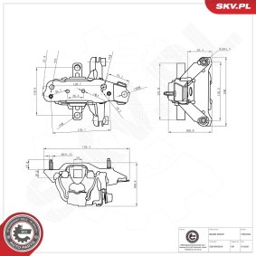 Comprar Suspensión, Brazo oscilante de ESEN SKV 69SKV563 a bajo precio de 17,45 €
