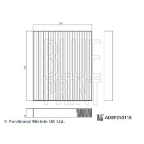 Achetez des Filtre d'habitacle de chez BLUE PRINT en ligne pour Seal Berline à prix modérés