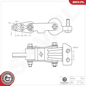 Motorlager 75SKV041 von ESEN SKV günstig für 32,85 € online kaufen
