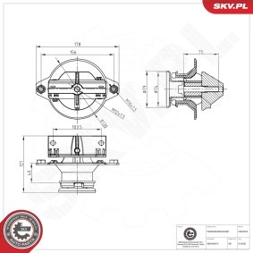 Compre Suspensão, caixa de velocidades automática da ESEN SKV 75SKV815 a um preço baixo por 47,27 €