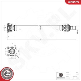 Osta Vetoakseli ESEN SKV:llä 76SKV012 edullisesti hintaan 183,05 €