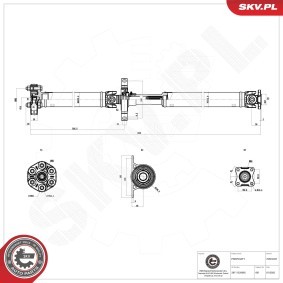 Antriebswelle 76SKV047 von ESEN SKV günstig für 428,43 € online kaufen