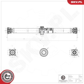 Compre Veio de transmissão da ESEN SKV 76SKV077 a um preço baixo por 344,73 €