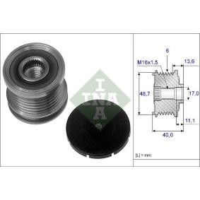 Compre Roda livre do alternador da INA 535 0085 10 a um preço baixo por 46,86 €
