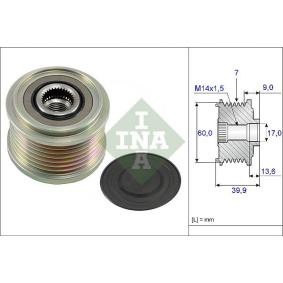 Compre Roda livre do alternador da INA 535 0215 10 a um preço baixo por 46,46 €