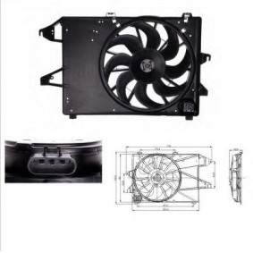 Compre Ventilador de radiador de NRF online para MONDEO III Sedán (B4Y) a precios moderados