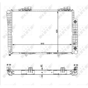 Kühler, Motorkühlung 51281 von NRF günstig für 123,89 € online kaufen
