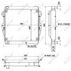 Compre Radiador de NRF online para LAND CRUISER (PZJ7_, KZJ7_, HZJ7_, BJ7_, LJ7_, RJ7_) a precios moderados
