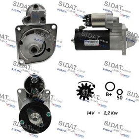 Compre Motor de arranque da SIDAT S12BH0956A2 a um preço baixo por 152,34 €