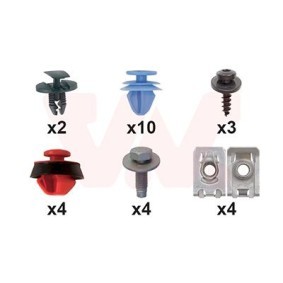 Compre Kit de montagem, guarda-lamas da VAN WEZEL 3729796 a um preço baixo por 29,35 €