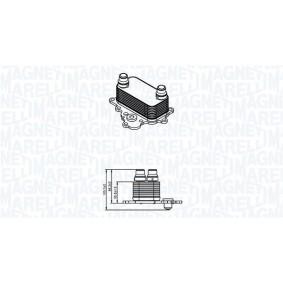 Achetez des Radiateur d'huile MAGNETI MARELLI 350300004700 à prix pour 70,73 €