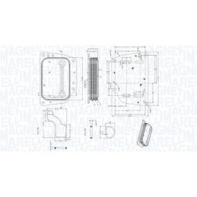 Achetez des Radiateur d'huile MAGNETI MARELLI 350300005400 à prix pour 47,42 €
