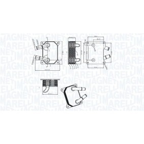 Achetez des Radiateur d'huile MAGNETI MARELLI 350300006200 à prix pour 39,77 €