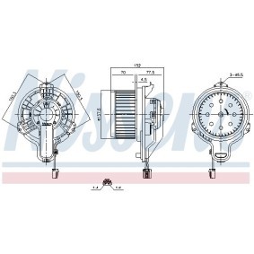 Compre Ventilador do habitáculo de NISSENS online para Kuga Mk3 a preços moderados